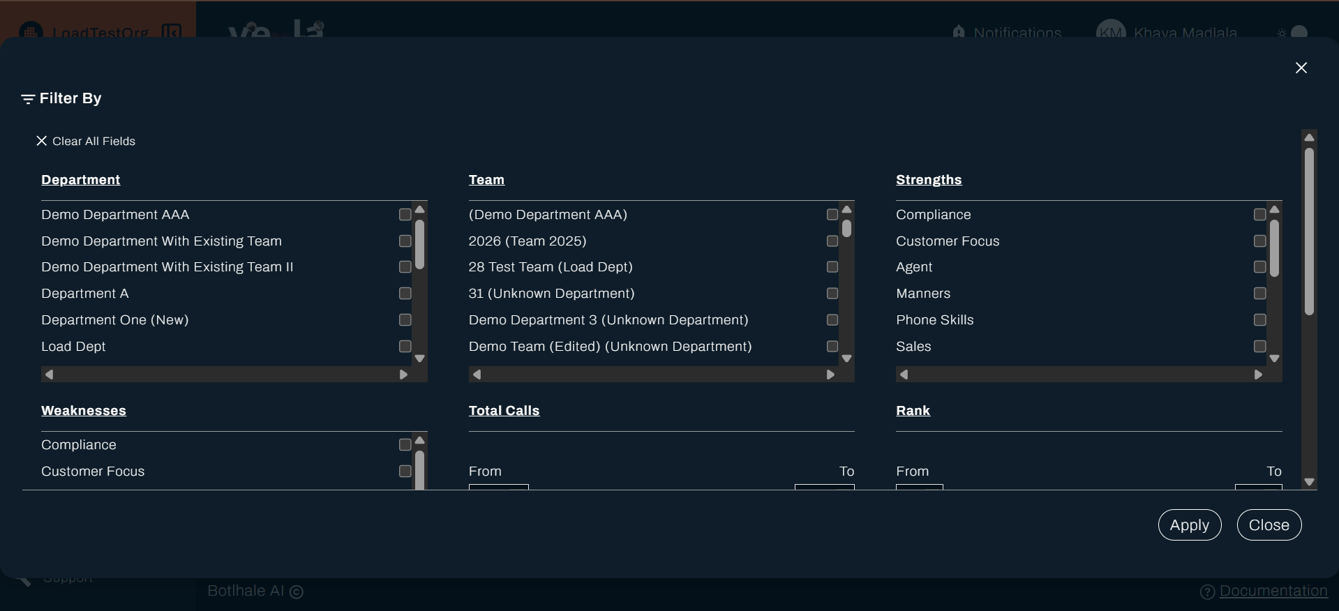 Agent Performance